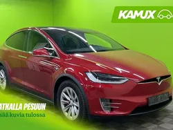 Punainen Käytetty 2018 Tesla Model X Performance Katumaasturi | 43 900 €