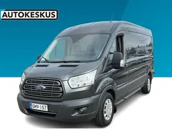 Harmaa Käytetty 2018 Ford Transit Trend Van | 24 890 € (Hieman kallis)