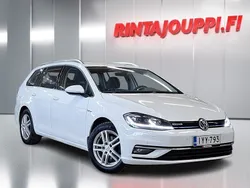 Valkoinen Käytetty 2019 VW Golf VII Highline Farmari | 13 600 € (Supertarjous)