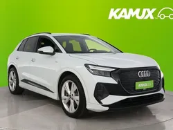 Valkoinen Käytetty 2023 Audi Q4 e-tron S-Line Katumaasturi | 35 900 € (Perustarjous)
