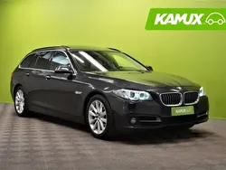 Hopea / harmaa Käytetty 2016 BMW 520 Exclusive Farmari | 23 590 € (Hieman kallis)