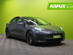 Hopea / harmaa Käytetty 2022 Tesla Model 3 Performance Sedan | 30 700 € (Perustarjous)