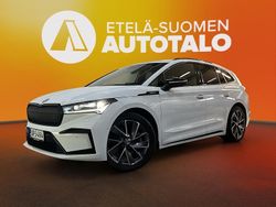 Valkoinen Käytetty 2022 Skoda Enyaq iV SportLine Katumaasturi | 37 600 € (Hieman kallis)