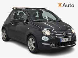 Musta Käytetty 2021 Fiat 500C Lounge Avoauto | 13 900 €