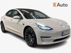 Begagnad 2021 Tesla Model 3 Performance Sedan | 29 990 € (Marknadspris)