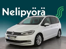 Valkoinen Käytetty 2018 VW Touran Comfortline Tila-auto | 19 900 € (Perustarjous)