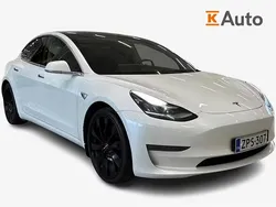 Valkoinen Käytetty 2020 Tesla Model 3 Performance Sedan | 22 380 € (Perustarjous)