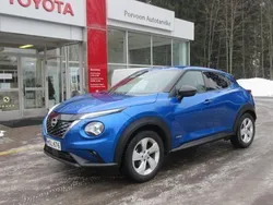 Sininen Käytetty 2023 Nissan Juke Tekna Katumaasturi | 25 500 € (Perustarjous)