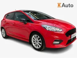 Punainen Käytetty 2019 Ford Fiesta ST-Line Viistoperä | 8 590 € (Hyvä tarjous)
