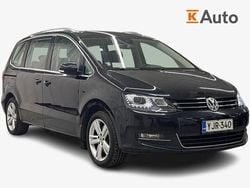 Musta Käytetty 2017 VW Sharan Highline Tila-auto | 18 880 € (Hyvä tarjous)