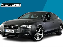 Musta Käytetty 2016 Audi A5 Sportback S-Line Viistoperä | 16 900 € (Supertarjous)