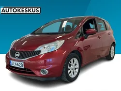 Punainen Käytetty 2014 Nissan Note Acenta Tila-auto | 5 990 € (Perustarjous)