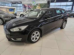 Musta Käytetty 2017 Ford Focus Titanium Farmari | 13 990 € (Kallis)