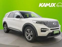 Valkoinen Käytetty 2021 Ford Explorer Platinum Katumaasturi | 42 750 € (Perustarjous)