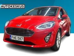Punainen Käytetty 2018 Ford Fiesta Titanium Viistoperä | 7 690 € (Hyvä tarjous)