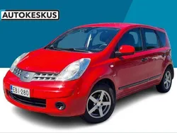 Punainen Käytetty 2008 Nissan Note Visia Tila-auto | 3 900 €