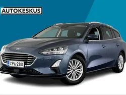 Sininen Käytetty 2021 Ford Focus Titanium Farmari | 17 890 € (Hyvä tarjous)