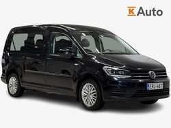Musta Käytetty 2019 VW Caddy Maxi Trendline Tila-auto | 15 490 € (Hieman kallis)