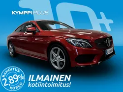 Punainen Käytetty 2017 Mercedes C250 Business Coupe - kaksiovinen | 28 900 € (Kallis)