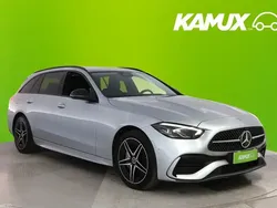 Hopea / harmaa Käytetty 2022 Mercedes C300e Business Farmari | 38 380 € (Hyvä tarjous)