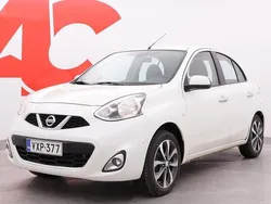 Valkoinen Käytetty 2015 Nissan Micra Acenta Viistoperä | 7 490 € (Perustarjous)