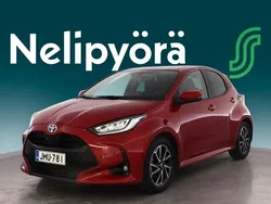 Punainen Käytetty 2022 Toyota Yaris Hybrid Plus Viistoperä | 21 700 € (Perustarjous)