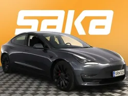 Harmaa Käytetty 2021 Tesla Model 3 Performance Sedan | 31 400 € (Perustarjous)