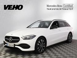 Valkoinen Käytetty 2024 Mercedes C300e Business Farmari | 46 800 € (Hieman kallis)