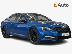 Sininen Käytetty 2020 Skoda Superb SportLine Sedan | 17 890 € (Hyvä tarjous)