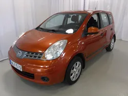 Oranssi Käytetty 2008 Nissan Note Visia Tila-auto | 4 950 € (Supertarjous)