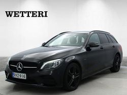 Musta Käytetty 2021 Mercedes C300e Business Farmari | 22 490 € (Supertarjous)