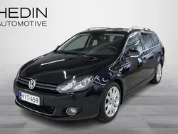 Musta Käytetty 2010 VW Golf VI Highline Farmari | 6 890 € (Hieman kallis)