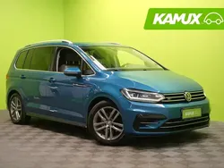 Sininen Käytetty 2017 VW Touran R-line Tila-auto | 21 950 € (Perustarjous)