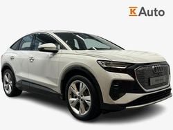 Valkoinen Käytetty 2025 Audi Q4 Sportback e-tron Advanced Plus Katumaasturi | 59 900 €