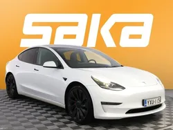 Valkoinen Käytetty 2022 Tesla Model 3 Performance Sedan | 31 850 € (Perustarjous)
