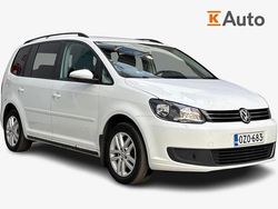 Valkoinen Käytetty 2014 VW Touran Comfortline Tila-auto | 6 190 €
