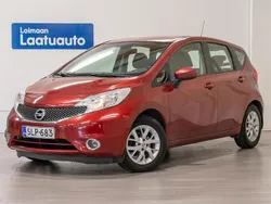 Punainen Käytetty 2015 Nissan Note Acenta Tila-auto | 7 990 € (Hieman kallis)