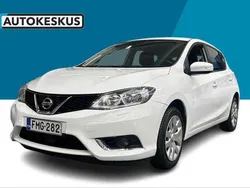 Valkoinen Käytetty 2017 Nissan Pulsar Visia Viistoperä | 8 890 € (Perustarjous)