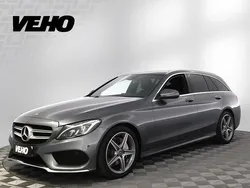 Harmaa Käytetty 2018 Mercedes C220 AMG Farmari | 26 900 € (Hieman kallis)