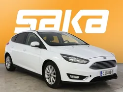 Valkoinen Käytetty 2015 Ford Focus Titanium Viistoperä | 12 900 € (Hyvä tarjous)