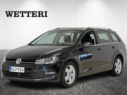 Musta Käytetty 2015 VW Golf VII Highline Farmari | 9 900 € (Hyvä tarjous)