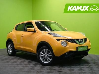Käytetty Nissan Juke Acenta 117 HP (86 kW) 2016 Keltainen / beige Katumaasturi