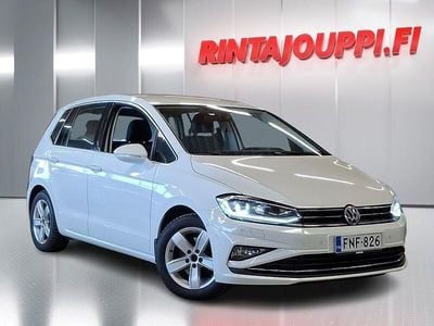 Käytetty VW Golf Sportsvan Highline 131 HP (96 kW) 2018 Valkoinen Tila-auto