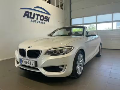 Valkoinen Käytetty 2015 BMW 220 M Sport Avoauto | 19 790 €