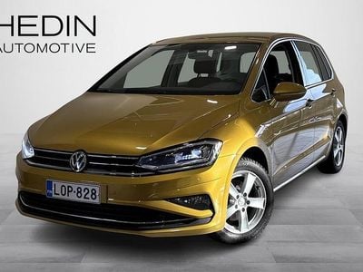 Keltainen Käytetty 2018 VW Golf Sportsvan Highline Tila-auto | 17 790 € (Perustarjous)