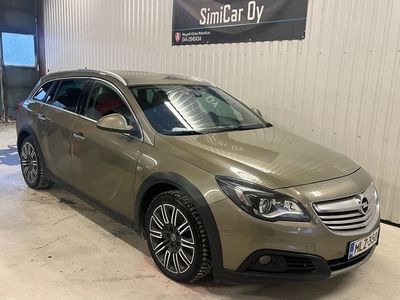 käytetty Opel Insignia Country Tourer 2,0 CDTI BiTurbo 4x4 143kW AT6 *HIENO NELIKKO BI-TURBO* VAIN 2-OMISTAJAA* RAHOITUS ILMAN KÄSIRAHAA*