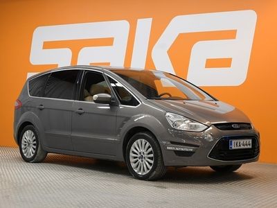 käytetty Ford S-MAX 2,2TDCi 200 hv Titanium Business M6 7-paik. ** Juuri huollettu / Webasto / Ruskeat nahat / Muistipenkki / Panorama **