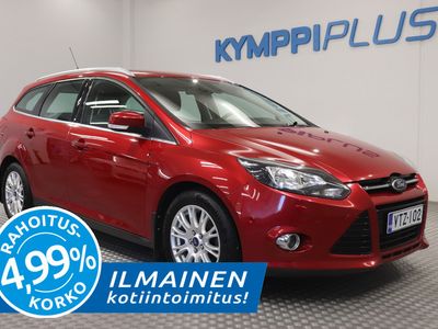 käytetty Ford Focus 1,0 EcoBoost 125 hv Start/Stop Titanium M6 Wagon - RAHOITUSKORKO 4,99% - Webasto / Vakionopeudensäädin / Isofix / Bluetooth