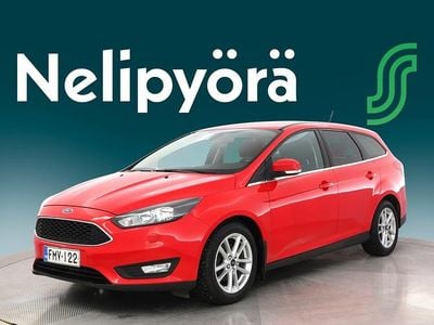Punainen Käytetty 2017 Ford Focus Farmari | 8 700 € (Hyvä tarjous)