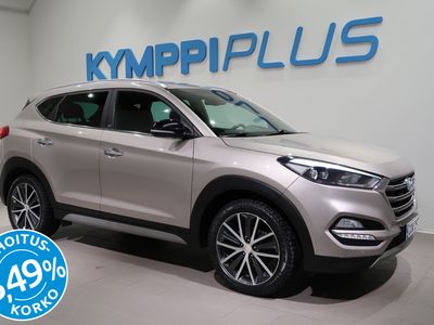 käytetty Hyundai Tucson Tucson2,0 CRDI 136hv Style Go - RAHOITUSKORKO 3,49% - Xenon / Navi / Peruutuskamera / Kessy / Metalliväri / Tutkat